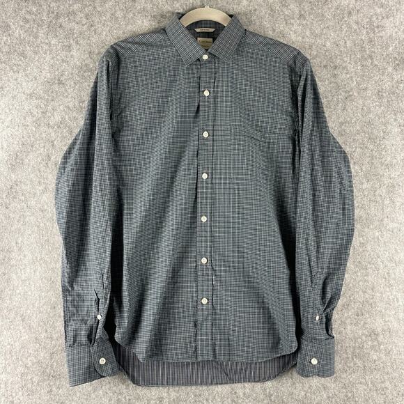 Culturata Other - Culturata Dress Shirt Mens 15-3/4 40 Plaid Tailored Fit Button Up Italy Made